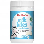 Healtheries 贺寿利 牛奶片咀嚼片 儿童/成人补钙 (香草味) 50片